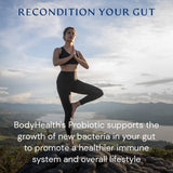 BodyHealth Probiotic Capsules with a measuring spoon