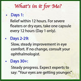 Bodymune EyeCare Lutein Supplement 68g back view