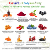 Bodymune EyeCare Lutein Supplement 68g side view