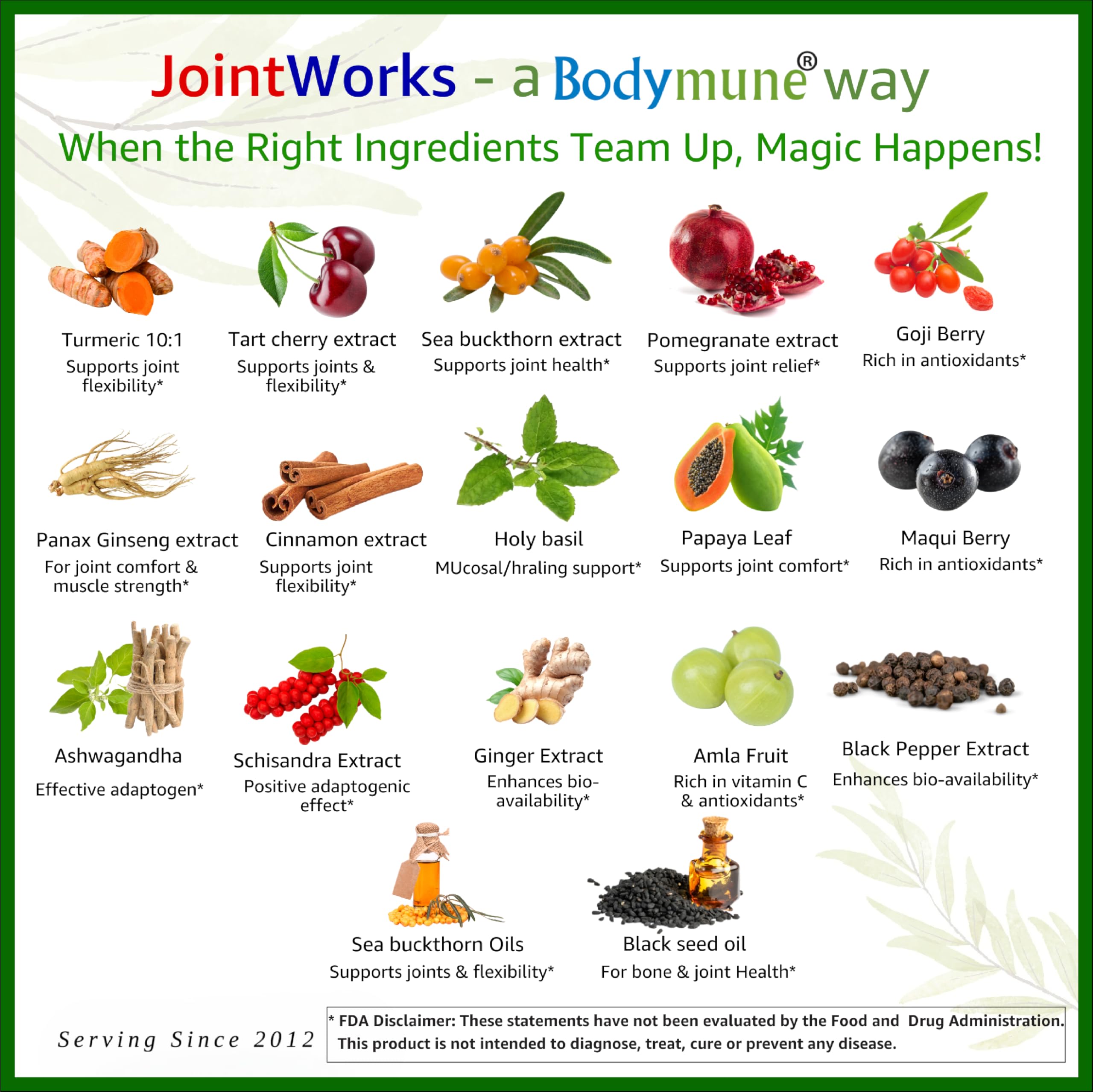 Bodymune Joint Mobility Supplement packaging side view