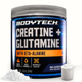 BodyTech 3-in-1 Creatine Glutamine Beta-Alanine Powder front view