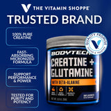 BodyTech 3-in-1 Creatine Glutamine Beta-Alanine Powder side view