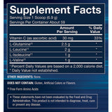 BodyTech BCAA + Glutamine powder scoop with unflavoured powder