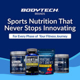 BodyTech Creatine Capsules with workout gear