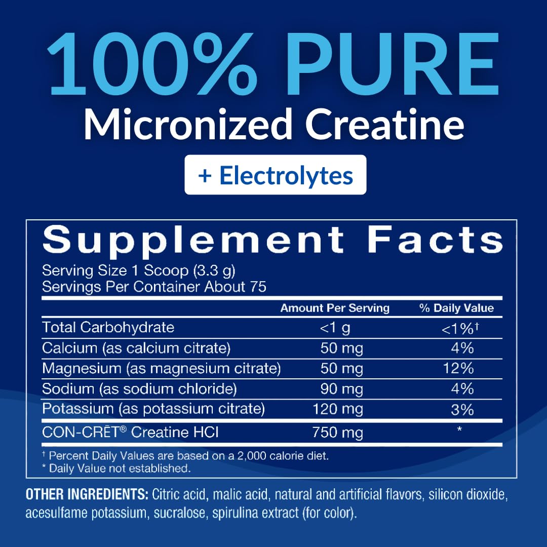 BodyTech Creatine HCl Powder 750mg container with scoop