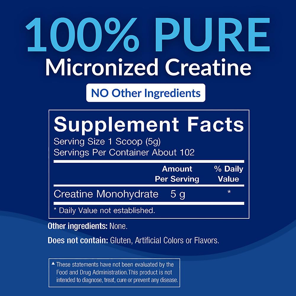 BodyTech Creatine Monohydrate Powder 510g container with scoop