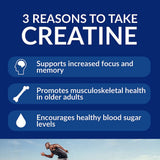 BodyTech Creatine Monohydrate Powder 510g unflavoured powder in a glass