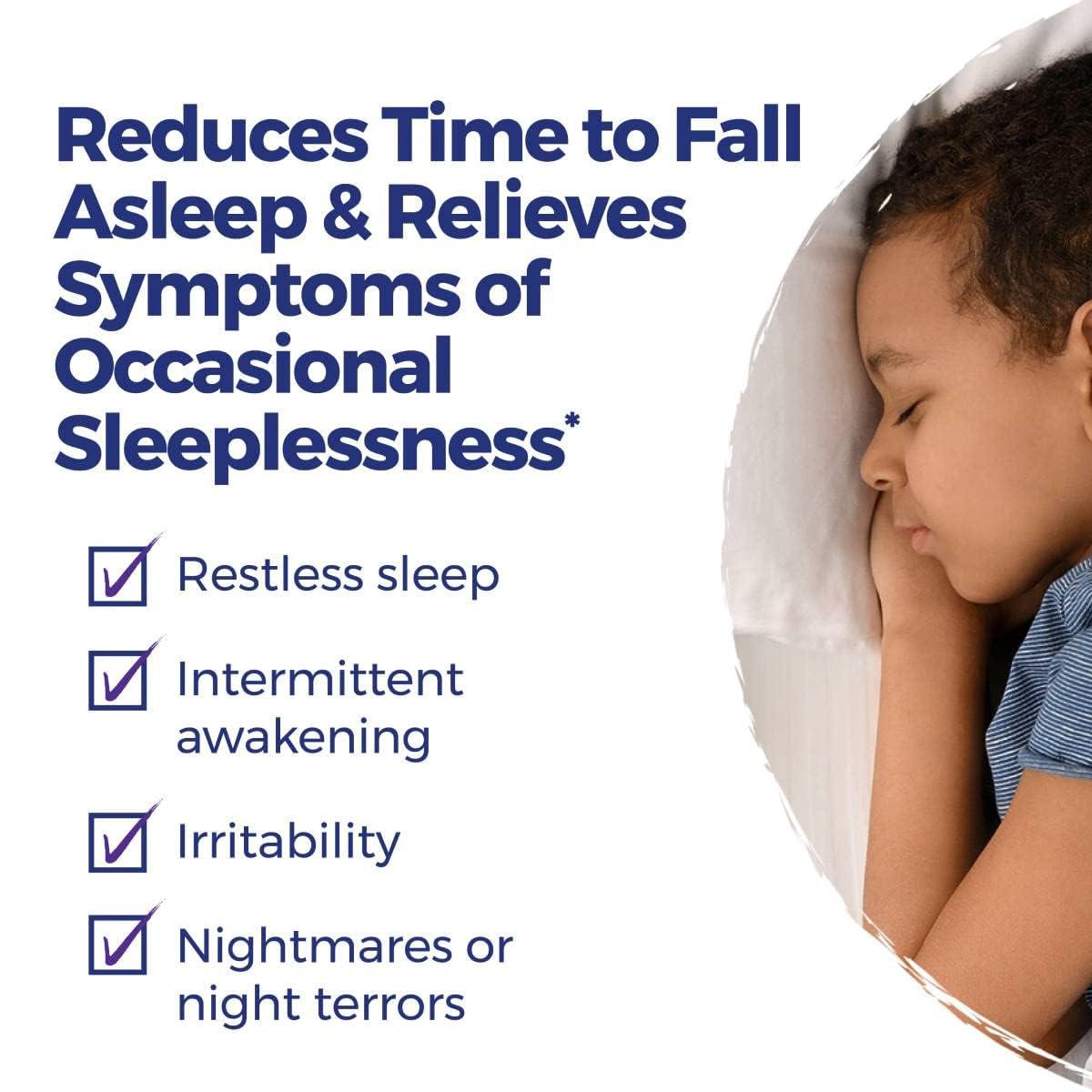 Boiron Sleep Calm Kids Sleep Aid 41g ingredients list on back
