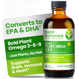 Bold Botanica Ahiflower Oil Omega-3 Supplement 231g front view
