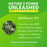 Bold Botanica Ahiflower Oil Omega-3 Supplement 231g on a kitchen counter