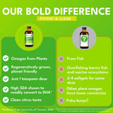 Bold Botanica Ahiflower Oil Omega-3 Supplement 231g side view