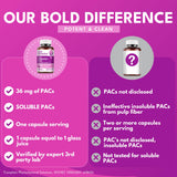 Bold Botanica Cranberry Supplement bottle side view