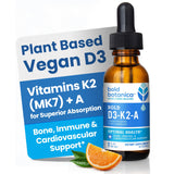 Bold Botanica Vegan Vitamin D3 K2 Drops 100ml front view
