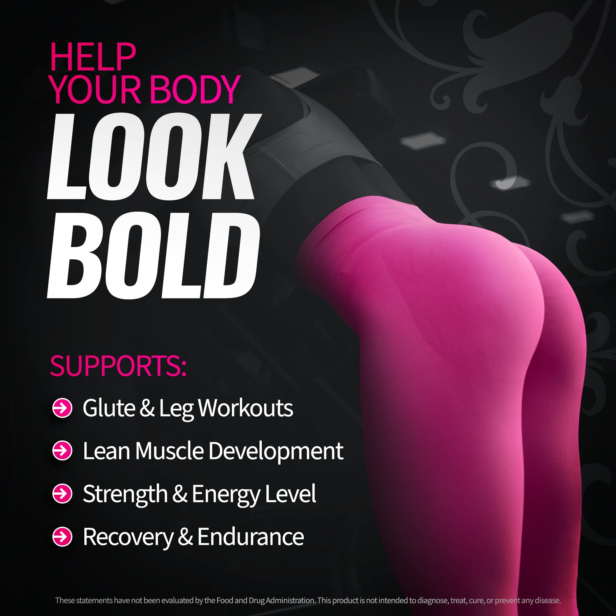 Bold Buns Booty Builder Creatine Blend 293g packaging