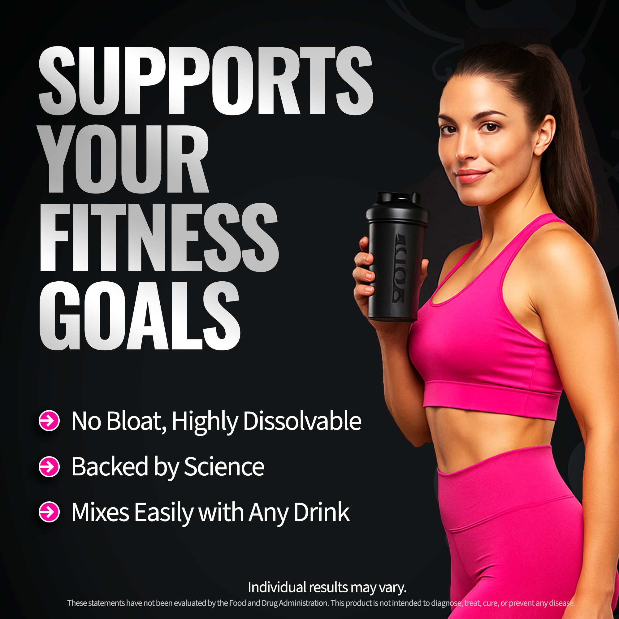 Bold Buns Booty Builder Creatine Blend powder in a scoop