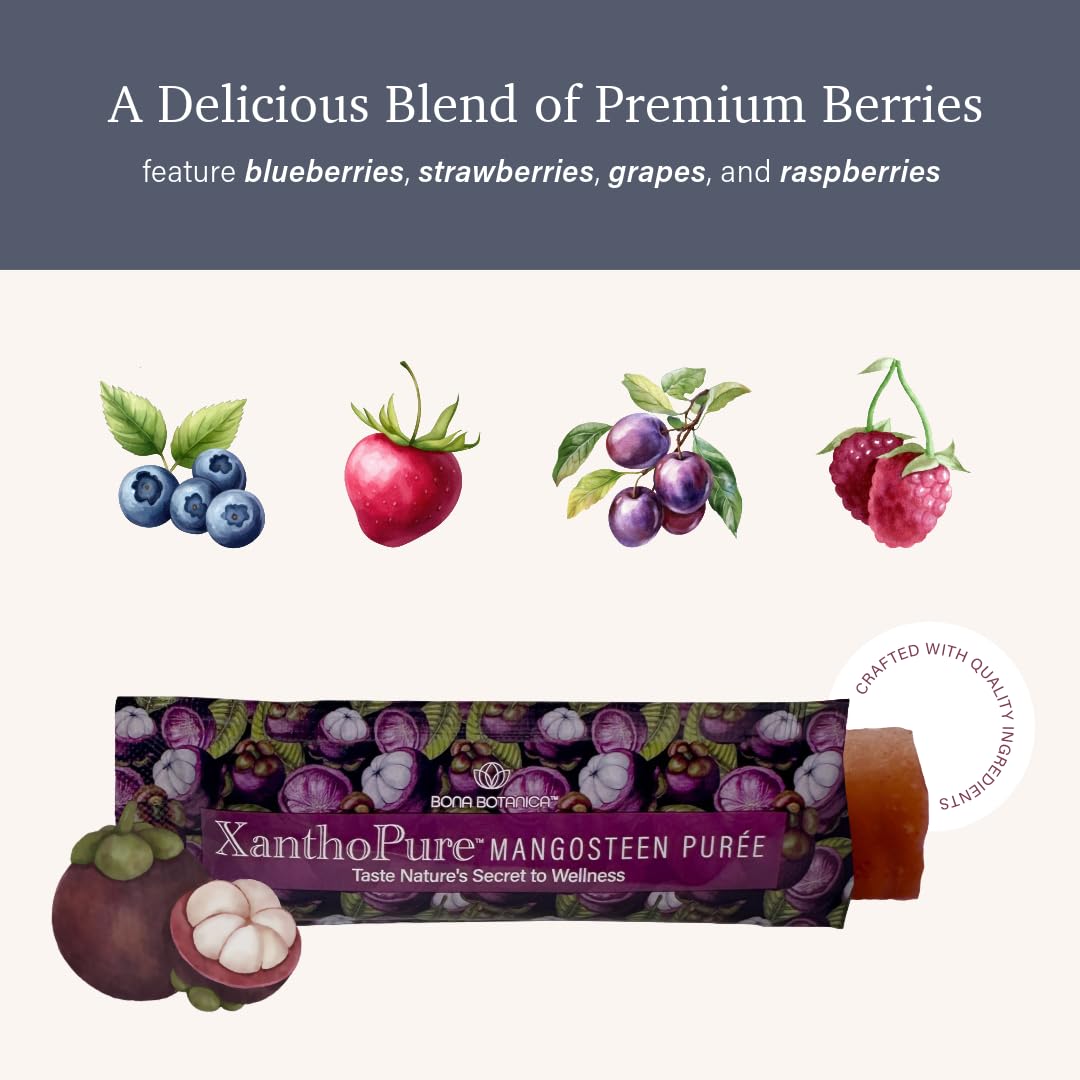 Bona Botanica XanthoPure Mangosteen Jelly sachet opened