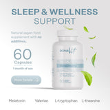 Bonavit Natural Sleep Aid Supplement side view showing capsule details