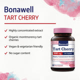 Bonawell Tart Cherry 500 mg capsules bottle with label