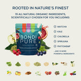 Bondi Pure Spirulina Supplement container with scoop