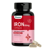Bonuanci Iron Supplement 65mg 60 capsules front view