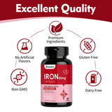 Bonuanci Iron Supplement 65mg capsules close-up