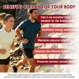 Bonuanci Iron Supplement 65mg capsules with packaging