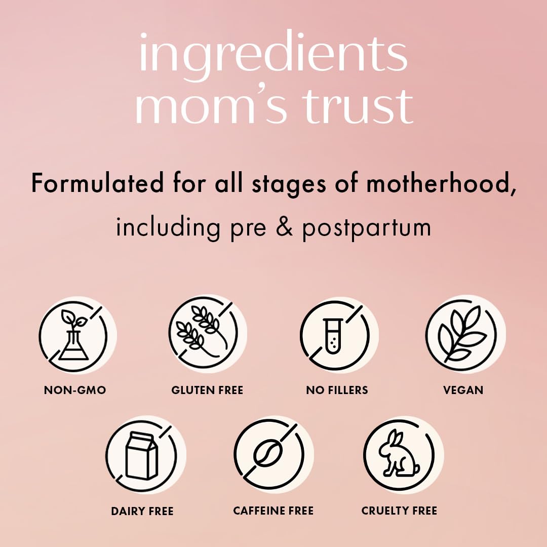Boobie Brands daily wellness Mom Supplement packaging details