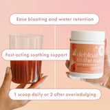 Boobie Brands Debloat to the Max L-Glutamine powder scoop