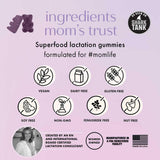 Boobie Brands Lactation Support Gummies side view showing texture