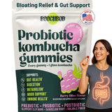 BoochBod Probiotic Kombucha Gummies 150g front view