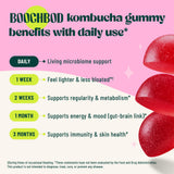 BoochBod Probiotic Kombucha Gummies ingredients list
