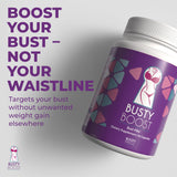 Booty Magic Breast support Pills back view with ingredient list
