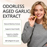Boranel Garlic Soft Capsules back view with ingredients
