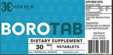 BoroTab Boron Supplement 30mg tablets close-up