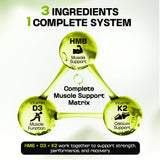 BOSCENT Calcium HMB + Vitamin D3 K2 Complex serving size measurement