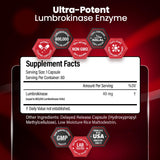 BOSCENT Lumbrokinase Multi-Enzyme Supplement 40mg side view