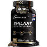 BOSCENT Shilajit Capsules front view with packaging