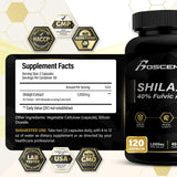 BOSCENT Shilajit Capsules side view showing capsule details