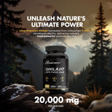 BOSCENT Shilajit Capsules top view of the bottle