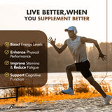 BOSCENT Shilajit Capsules with a measuring spoon for dosage