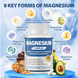 BOSNETHUINH 8-in-1 Magnesium Complex 1000mg vegan capsules side view