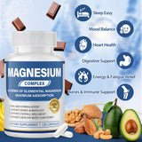 BOSNETHUINH 8-in-1 Magnesium Complex 1000mg vegan capsules with bottle