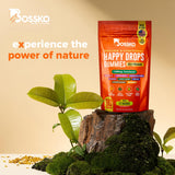 BOSSKO Ashwagandha Gummies lifestyle scene with fresh blueberries