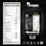 BOSSKO Shilajit Gummies side view showing ingredients