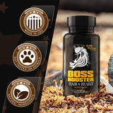 Bossman Boss support Biotin Supplement side view