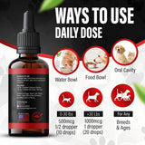 Bossy Pet Liquid B12 Supplement bottle with measurement markings