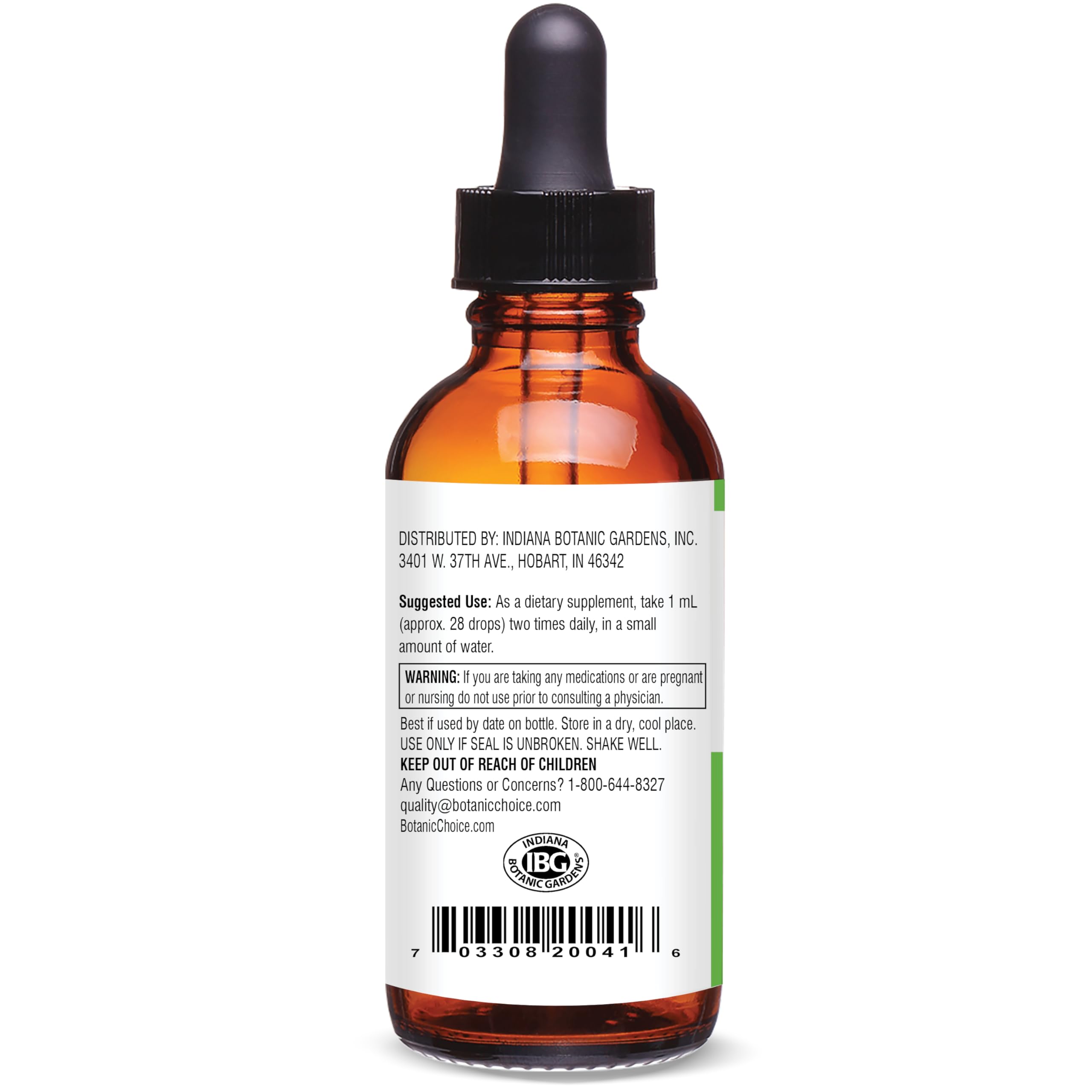 Botanic Choice Gymnema Sylvestre Liquid Extract 195g label detail