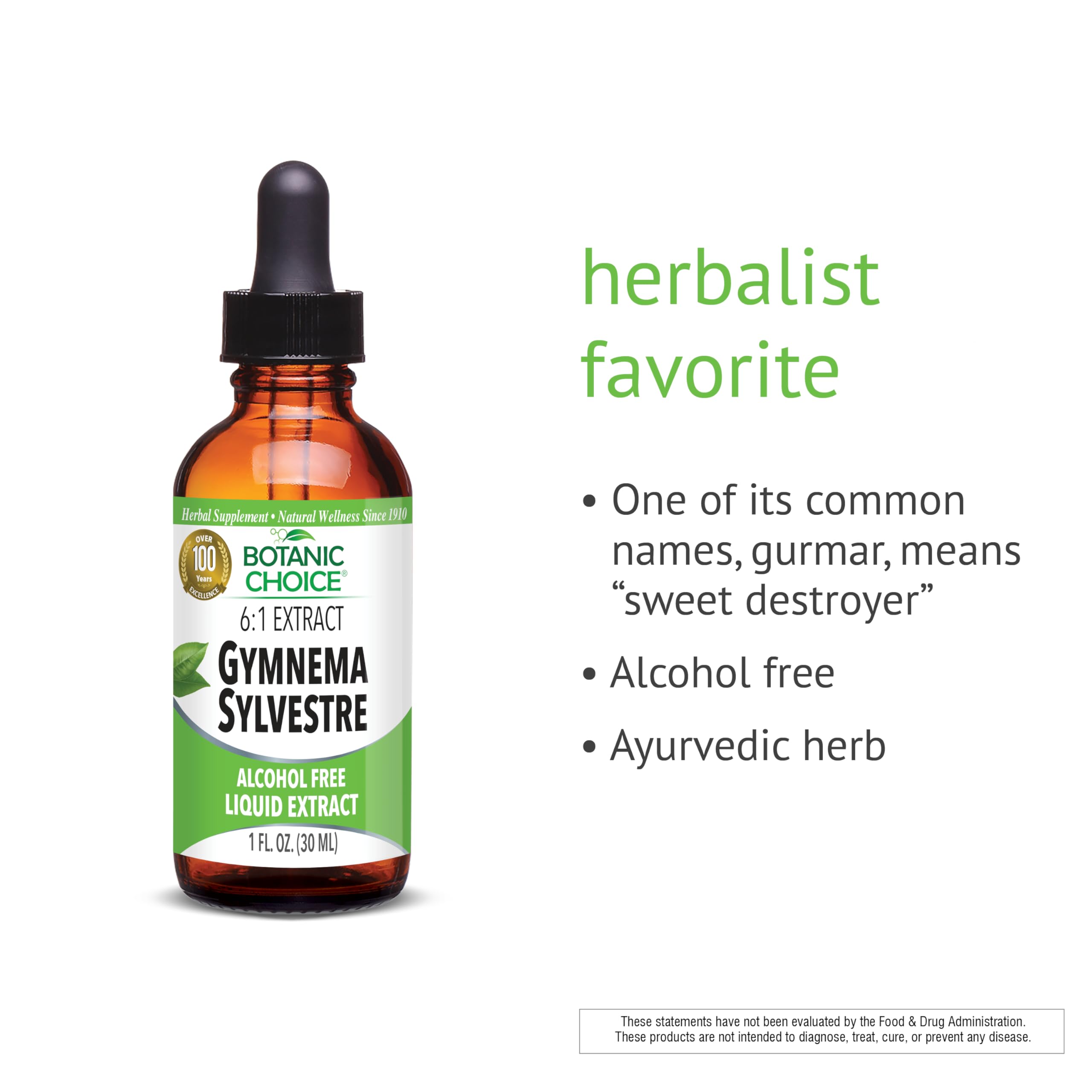 Botanic Choice Gymnema Sylvestre Liquid Extract 195g packaging