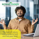 Botanic Choice Lemon Balm Liquid Extract on a wooden table