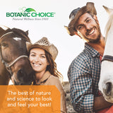 Botanic Choice Oat Fiber Supplement 1000mg tablets with oat plant background